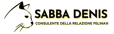 Logo con gatto sabbadeniscrf.com consulente della relazione felina